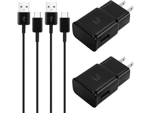 Adaptive Samsung Fast Charger kit with 8Ft USB Type C Charging Cable for Samsung Galaxy S8/S8 Plus/S9/S9 Plus/S10/S10e/S20/S20+/S21/S21+/S21...