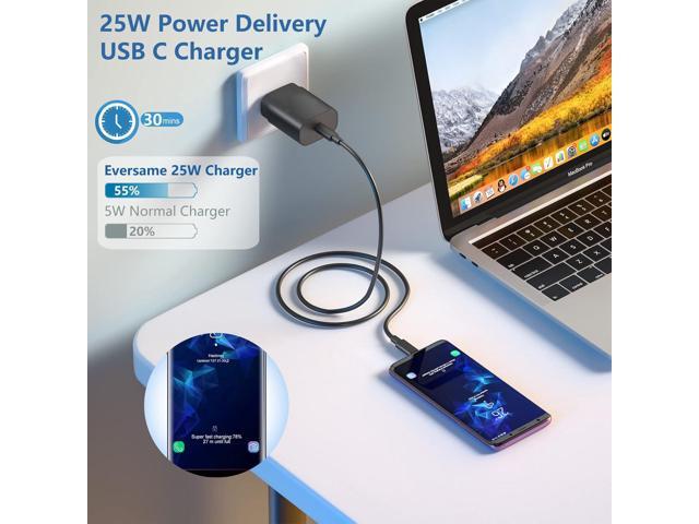 Galaxy S23 Charger Block USB Type C Plug Wall Charger Power Adapter 25W PD Super Fast Charging for Samsung Galaxy S23/S22/S21/Ultra/Plus/Note...