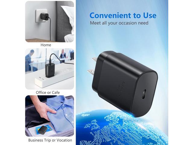 USB C Wall Charger Adapter, Costyle 3 Pack PD 25W Super Fast Charger Type C Charging Block For Samsung Galaxy S25/S24/S23/S22/S21/S20...