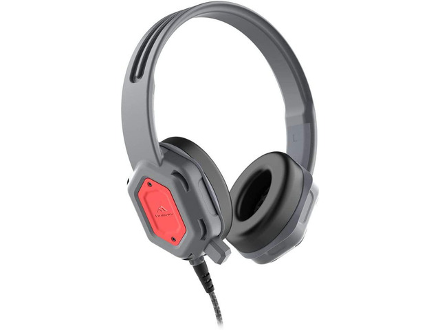 Brenthaven Edge Rugged Wired Over Ear Headphones with Mic, 3.5mm Jack, Long Tangle Free Cord - Comfortable, Durable, Lightweight and Drop Tested...