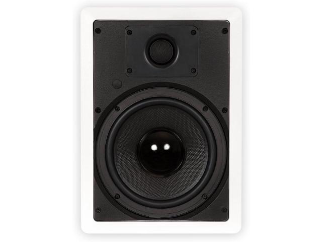 Theater Solutions TS80W in Wall 8' Speakers Surround Sound Home Theater Pair