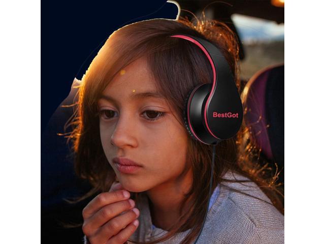Kids Bluetooth Headphones BT6002 Wireless Headphones for Kids Children Adults for School Foldable Headset for 18 Hours for PC/Phone/Tablets/TV...