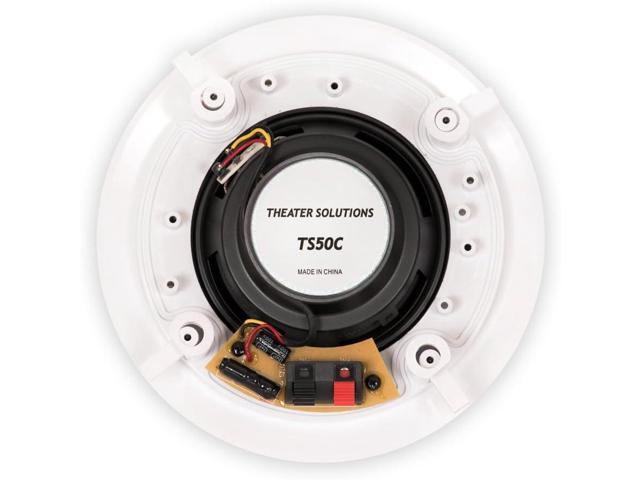Theater Solutions TS50C in Ceiling Speakers Surround Sound Home Theater Pair