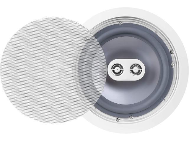 OSD Audio Weatherproof 8' in Ceiling Dual Tweeter Single Stereo Speaker ICE800TTWRS Single White