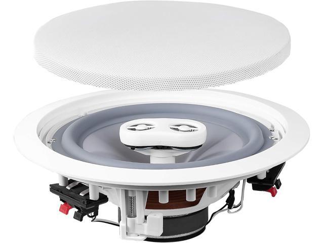OSD Audio Weatherproof 8' in Ceiling Dual Tweeter Single Stereo Speaker ICE800TTWRS Single White