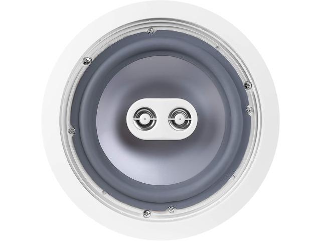 OSD Audio Weatherproof 8' in Ceiling Dual Tweeter Single Stereo Speaker ICE800TTWRS Single White