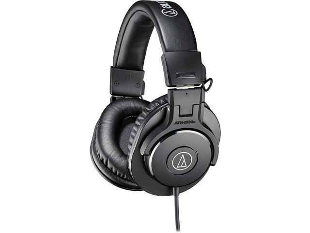 Audio-Technica ATH-M30x Professional Studio Monitor Headphones, Black