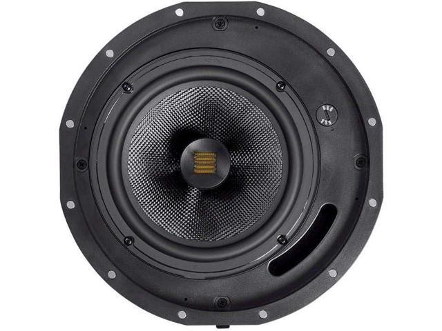 Monoprice Amber 2-Way Carbon Fiber Ceiling Speakers - 8 Inch With Magnetic Grille And Ribbon Tweeter (Pair) - image 8