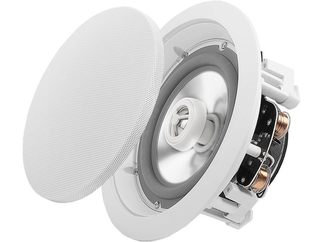 OSD Audio 6.5 Weatherproof in-Ceiling Speaker Pair - Indoor/Outdoor Stereo ICE640WRS