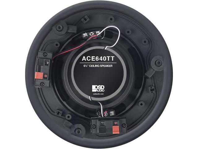 OSD Audio 6.5 Trimless in-Ceiling Speaker - DVC Dual Dome Tweeters - ACE640TT