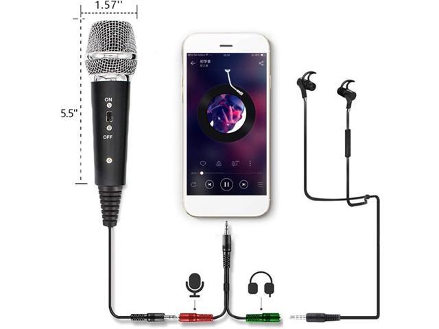 Condenser Recording Microphone 3.5mm Plug and Play PC Microphone, Broadcast Microphone for Computer Desktop Laptop MAC Windows Online Chatting...