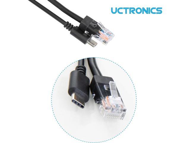 UCTRONICS PoE Splitter USB-C 5V - Active PoE to USB-C Adapter, IEEE 802.3af Compliant for Raspberry Pi 4, Google WiFi, Security Cameras, and More
