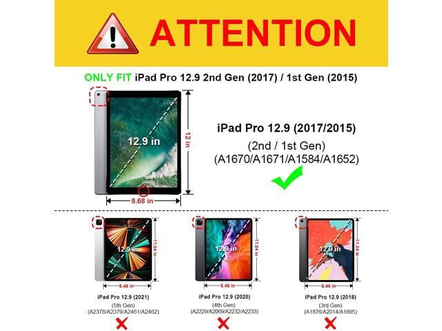 Fintie Case for iPad Pro 12.9 (2nd Gen) 2017 / iPad Pro 12.9 (1st Gen) 2015 - [SlimShell] Ultra Lightweight Standing Protective Cover with Auto...