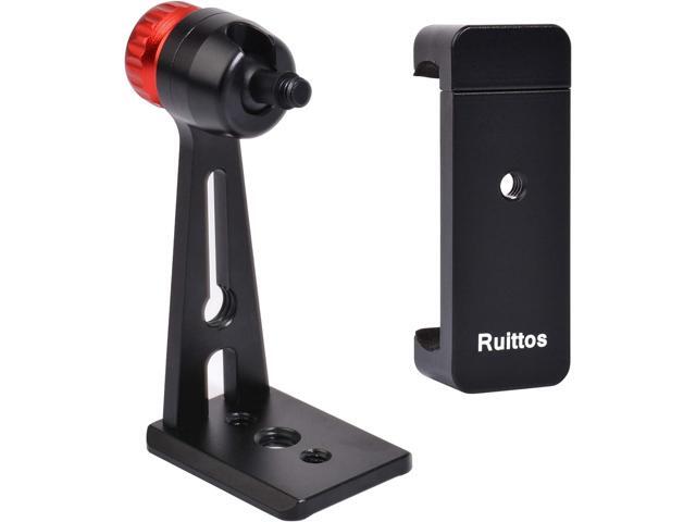 Phone Holder for Tripod, Metal Cellphone Tripod Adapter 360 Degree Rotation Vertical Video Smartphone Bracket Clip Compatible with iPhone X XS XR 8...