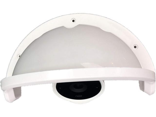 Universal Sun Rain Shade Camera Cover Shield for Nest/Ring/Arlo/Dome/Bullet Outdoor Camera - White (2)