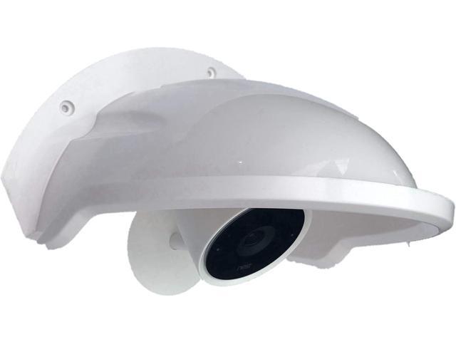 Universal Sun Rain Shade Camera Cover Shield for Nest/Ring/Arlo/Dome/Bullet Outdoor Camera - White (2)