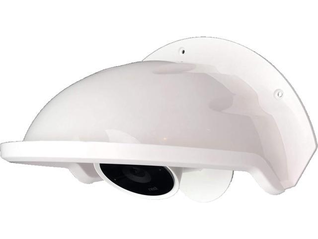 Universal Sun Rain Shade Camera Cover Shield for Nest/Ring/Arlo/Dome/Bullet Outdoor Camera - White
