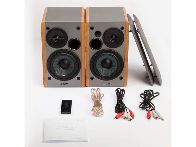 Edifier R1280T Powered Bookshelf Speakers - 2.0 Stereo Active Near Field Monitors - Studio Monitor Speaker - Wooden Enclosure - 42 Watts RMS