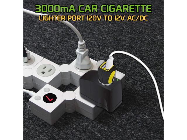 Cellet AC to DC 12V Output Converter. AC/DC Power 110V- 120V AC to 12V DC Car Cigarette Lighter Power Converter. AC to DC Female Adapter (Not for...