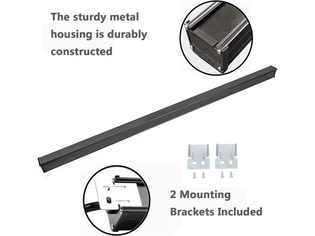Oviitech 16 Outlets Heavy Duty Metal Socket Power Strip,15-Foot Long Extension Cord with Circuit Breaker. Mounting Brackets...