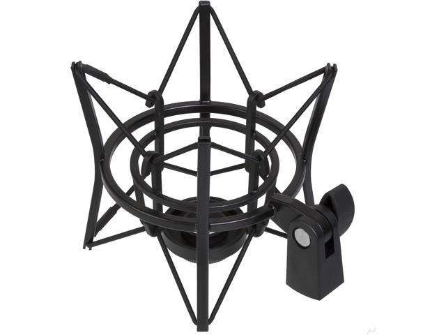 LyxPro MKS1-B Condenser Spider Microphone Shockmount, Anti Vibration and Isolation - Black