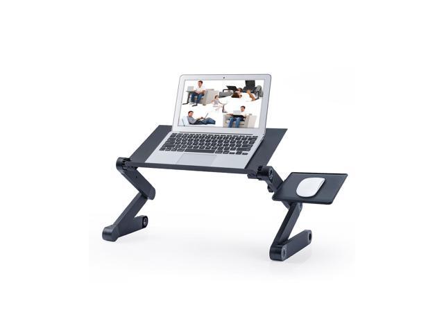 Adjustable Height Laptop Desk Laptop Stand for Bed Portable Lap Desk Foldable Table Workstation Notebook RiserErgonomic Computer Tray Reading...
