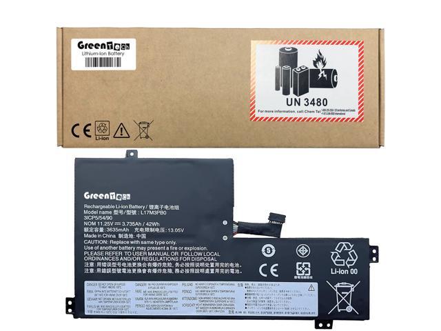 GREENTECH L17M3PB0 L18D3PG1 BATTERY FOR LENOVO 100E 300E 500E CHROMEBOOK 2ND GEN 11.25V 42WH SB10W67186 5B10W67369 5B10S73396 5B10S73397