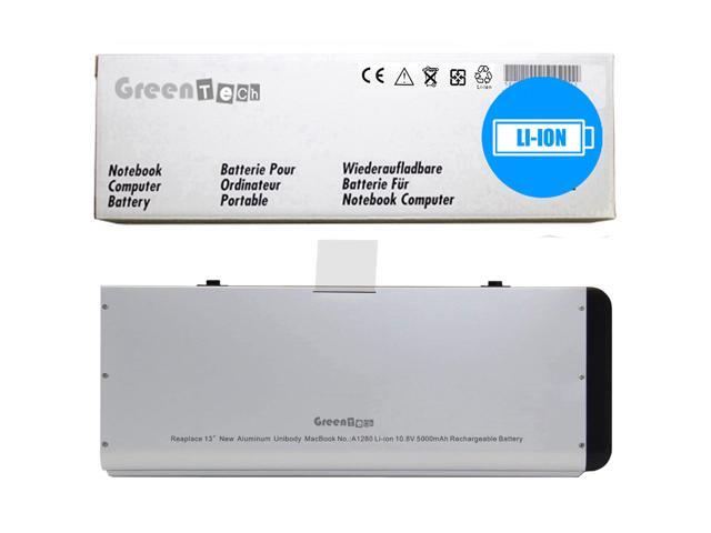 GREENTECH A1280 MB771LLA BATTERY FOR MACBOOK 13 A1278 UNIBODY ALUMINUM 54WHR MB466LL/A MB467LL/A