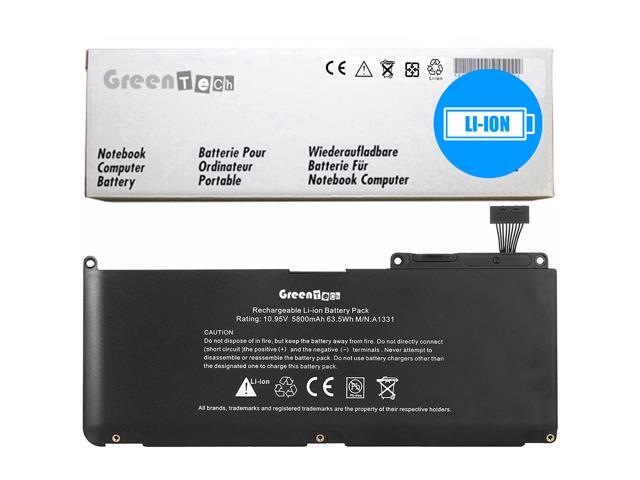 GREENTECH A1331 BATTERY FOR MACBOOK 13 UNIBODY A1342 LATE 2009 MID 2010 63.5WH MC207LL/A MC516LL/A 661-5391 661-5585