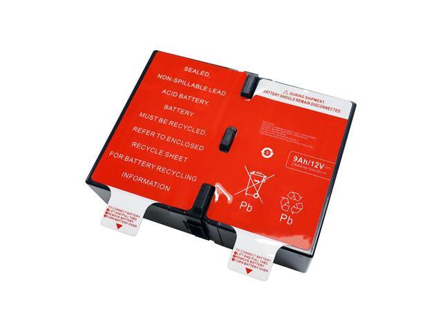 GREENTECH COMPATIBLE APCRBC124 SLA BATTERY FOR APC BR1300G BX1500G SMT750RM2U 24V 9AH REPLACES APCRBC124 RBC124 Battery Cartridge #124