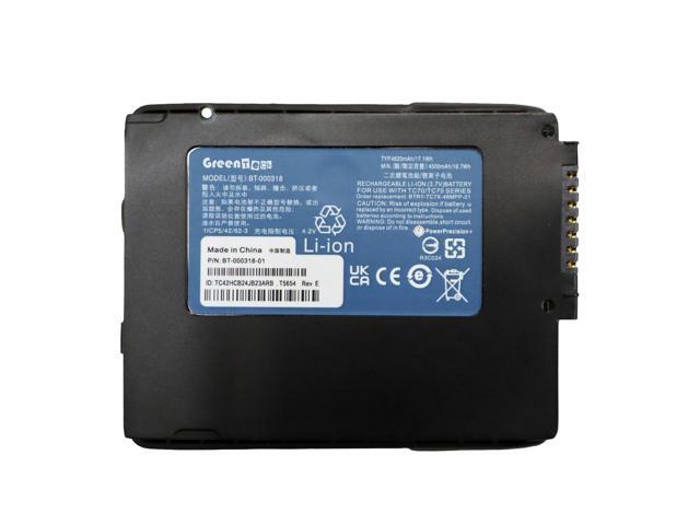 GREENTECH BTRY-TC7X-46MPP-01 BT-000318-01 MOBILE SCANNER BATTERY FOR ZEBRA TC7X, TC70, TC70X, TC75, TC75X, TC72, TC77 3.7V 4620MAH 17.1WH...