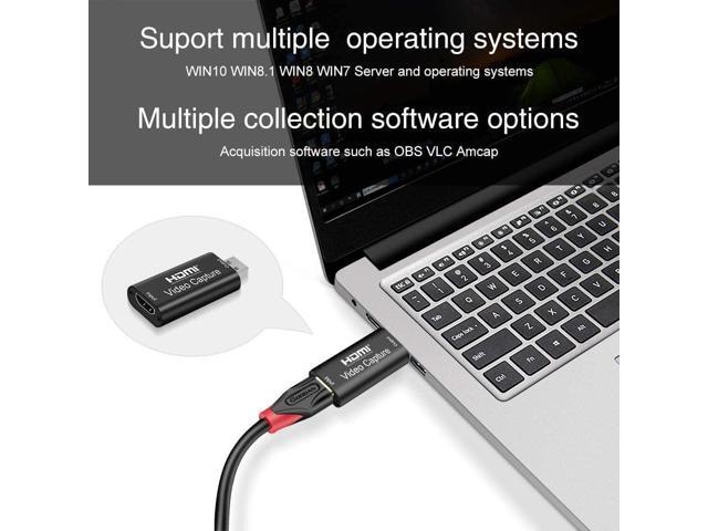 HDMI USB Audio Video Capture Cards, HDMI to USB Game Capture Card,Full HD 1080P Recording, Easily Connect DSLR, Camcorder, or Action Cam to PC or...