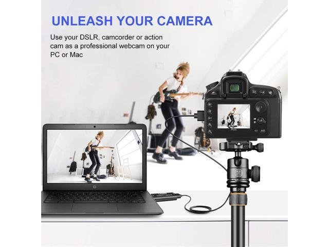HDMI USB Audio Video Capture Cards, HDMI to USB Game Capture Card,Full HD 1080P Recording, Easily Connect DSLR, Camcorder, or Action Cam to PC or...