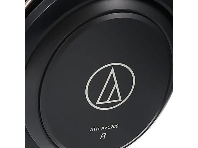 Audio-Technica - Audio Technica ATH-AVC200 Wired SonicPro Over-Ear Headphone - Black - image 4
