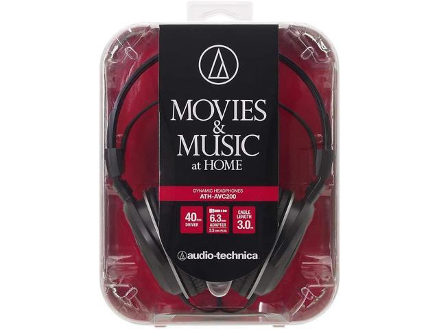 Audio-Technica - Audio Technica ATH-AVC200 Wired SonicPro Over-Ear Headphone - Black - image 6