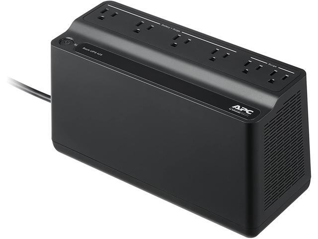 APC - Back-UPS 425VA, 120V, 6 NEMA outlets (2 surge) - Black - image 7
