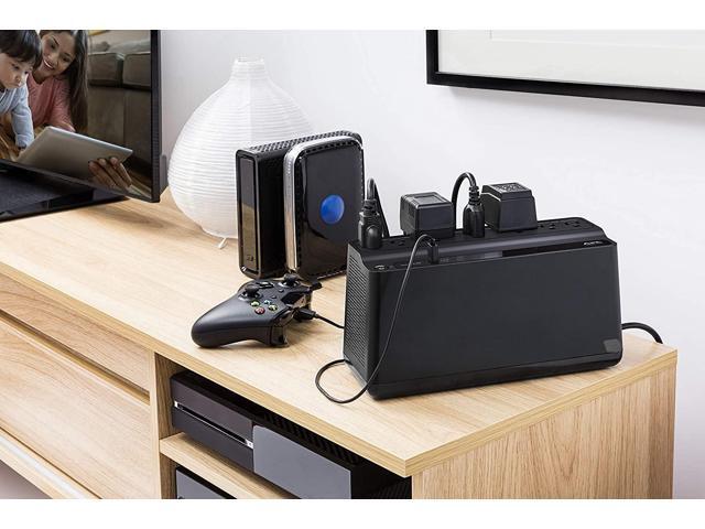 APC - Back-UPS 600VA, 120V, 1 USB charging port, 7 NEMA outlets (2 surge) - Black - image 12
