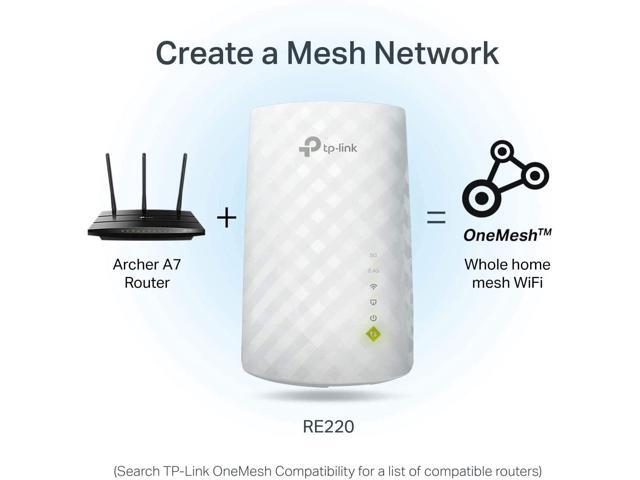 TP-Link RE220 AC750 Dual Band WiFi Range Extender, WPS, 3 Internal Antenna, Wall Plug - image 11