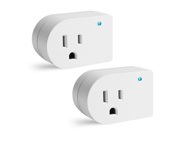 Single Surge Protector Plug, Grounded Outlet Wall Tap Adapter with Indicator Light, 1 Outlet,245J/125V, UL, White, 2Pack