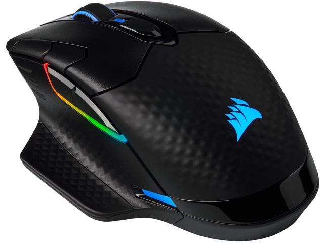 CORSAIR - DARK CORE RGB PRO Wireless Optical Gaming Mouse with Slipstream Technology - Wireless - Black - image 7