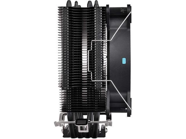 Thermaltake - UX200 5V Motherboard ARGB Sync 16.8 Million Colors 15 Addressable LED Intel/AMD Universal CPU Cooler - Black - image 10