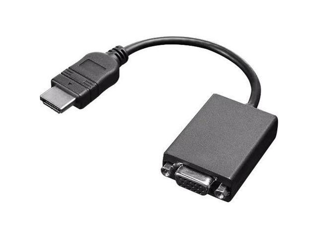 Lenovo - Adapter - HDMI (M) to HD-15 (VGA) (F) - 7.9 in - 1920 x 1080 at 60 Hz support - for IdeaPad 3 14, 3 15IGL05, 3 15IML05, 3 CB 14, IdeaPad...