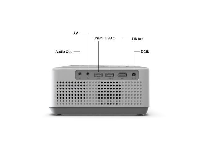 200 FHD 1080p Smart LED Projector with Wi-Fi & 2-Channel Speakers