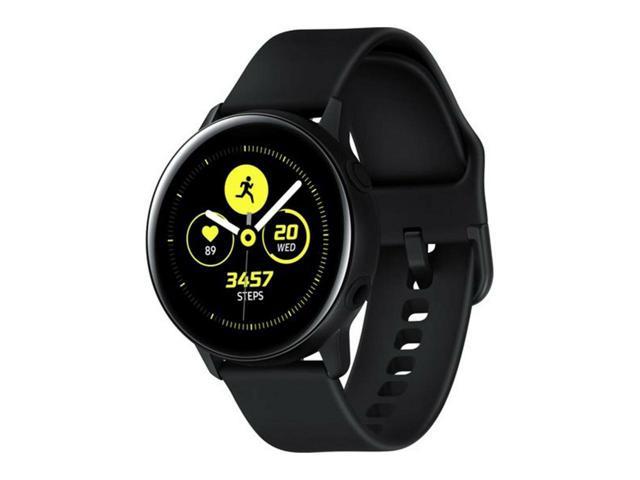Recertified - Samsung Galaxy Watch Active SM-R500 (1.1' Display, 20mm Band) 4GB Tizen OS Bluetooth Smartwatch - Black