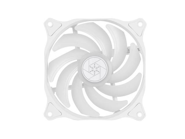 silverstone technology air blazer 120rw, pwm, argb, 120mm, white frame, translucent fan blades, hydro bearing, sst-ab120rw-argb