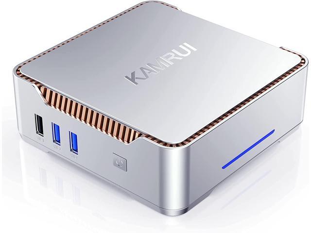 KAMRUI 4K Mini PC 12GB RAM 256GB SSD ROM, Intel 12th Celeron N95 4 Core Processor, Windows 11 home, WiFI/BT, Office