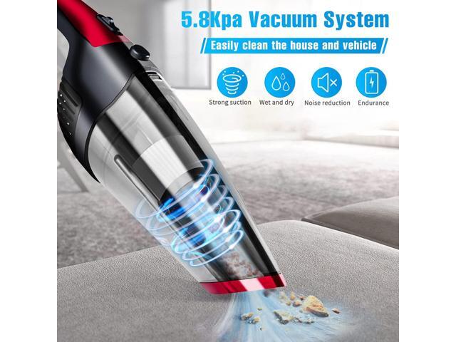 Fityou Handheld Vacuum Cleaner Cordless, Rechargeable (USB Charge), Powerful Suction Cleaner, Portable Hand Vacuum for Pet Hair Home and Car...