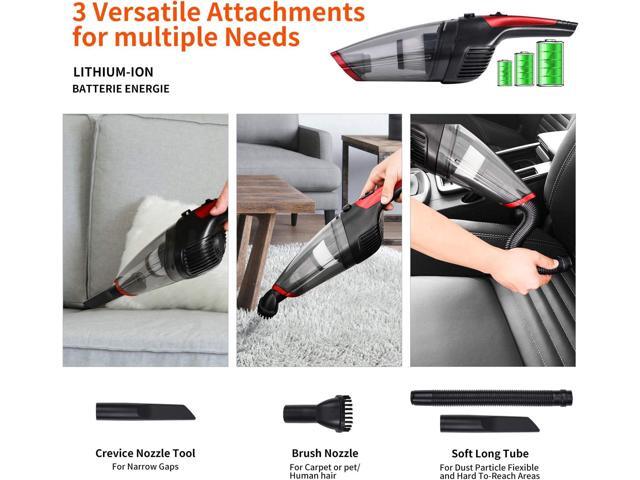 Fityou Handheld Vacuum Cleaner Cordless, Rechargeable (USB Charge), Powerful Suction Cleaner, Portable Hand Vacuum for Pet Hair Home and Car...