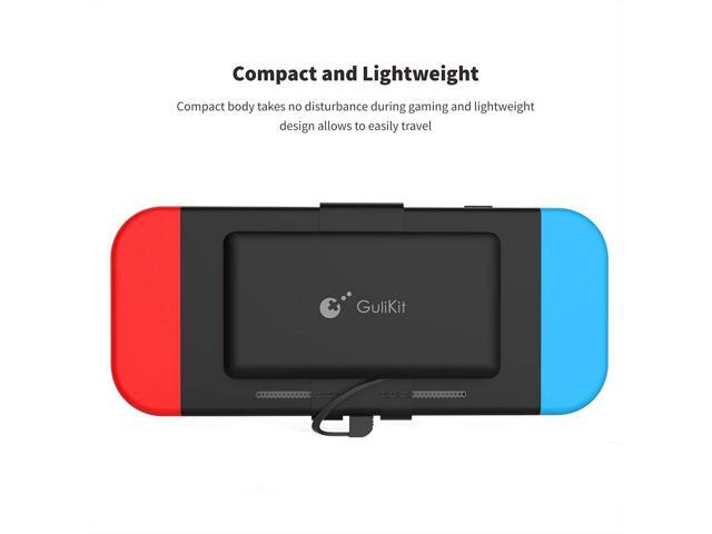 Portable Power Bank Compatible for Nintendo Switch, 10000mAh 5V/3A Flash Rechargeable Extended Battery Backup Charger Case for Smartphone and Switch