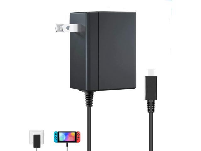 Charger for Nintendo Switch. Switch Charger Compatible with Switch OLED and Switch Lite.15V/2.6A Power Supply Support Switch TV Mode.5 FT Power...